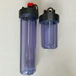 10” clear water filter housing
