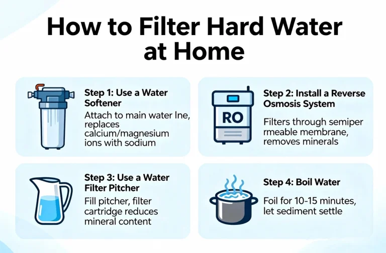 How to Filter Hard Water at Home