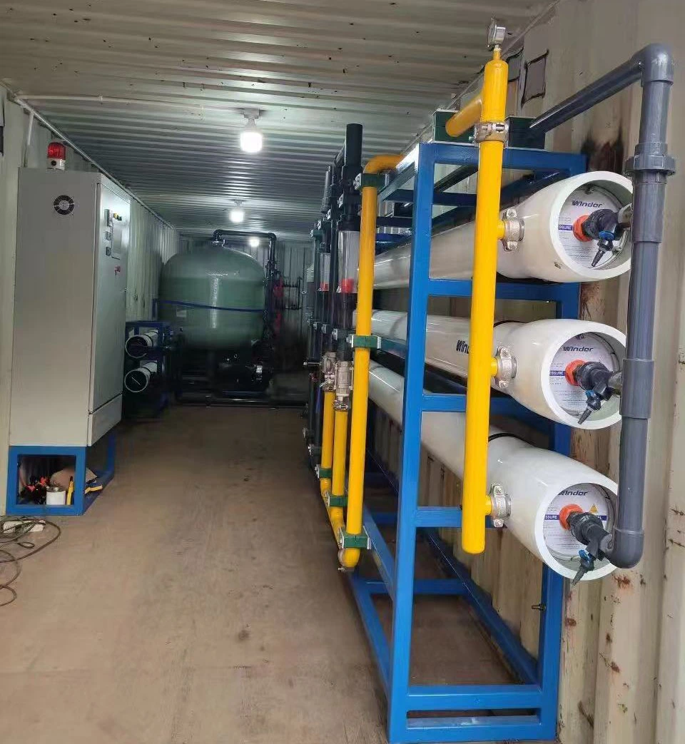 Reverse osmosis seawater desalination