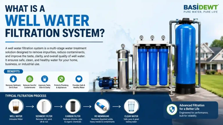 what is a well water filtration system?