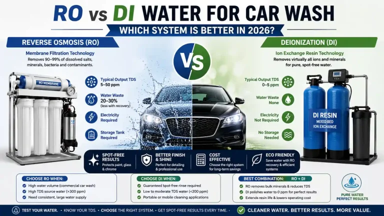 RO vs DI Water for Car Wash