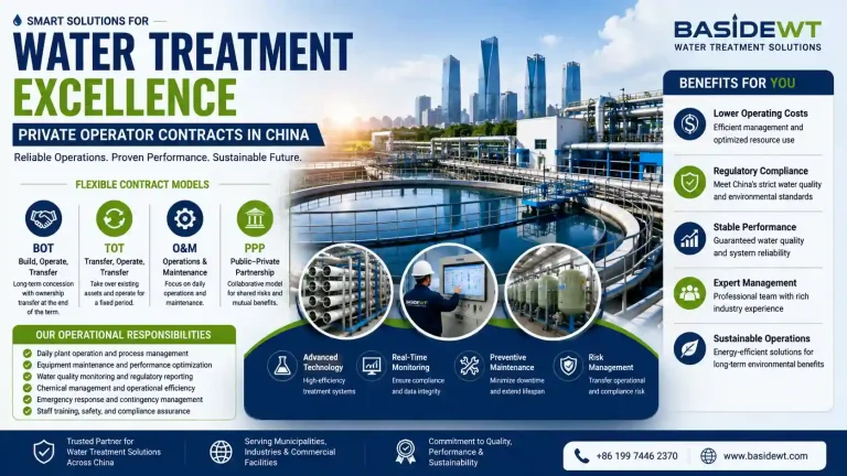 water treatment plant private operator contracts