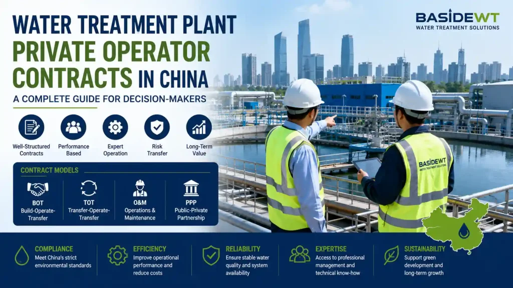 water treatment plant private operator contracts