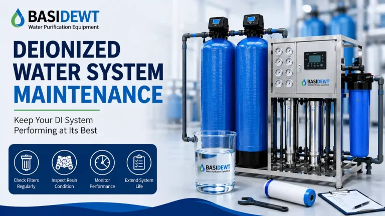 Deionized Water System Maintenance