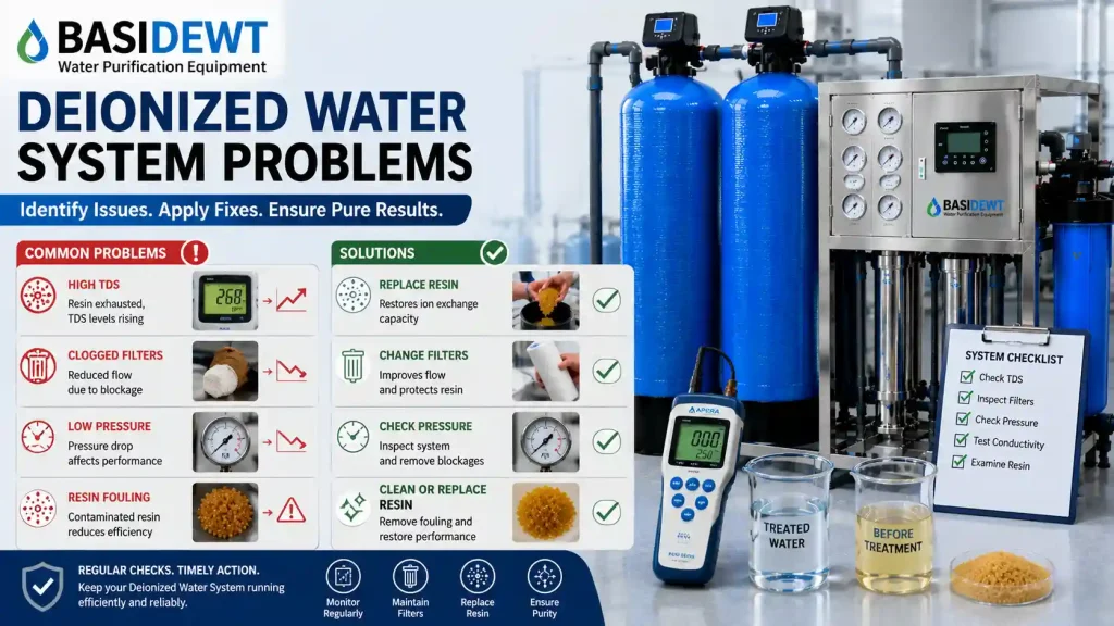 Deionized Water System Problem