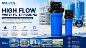 High Flow Water Filter Housing