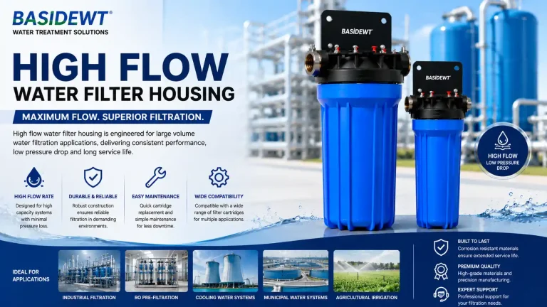 High Flow Water Filter Housing