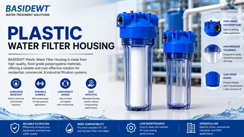 Plastic Water Filter Housing