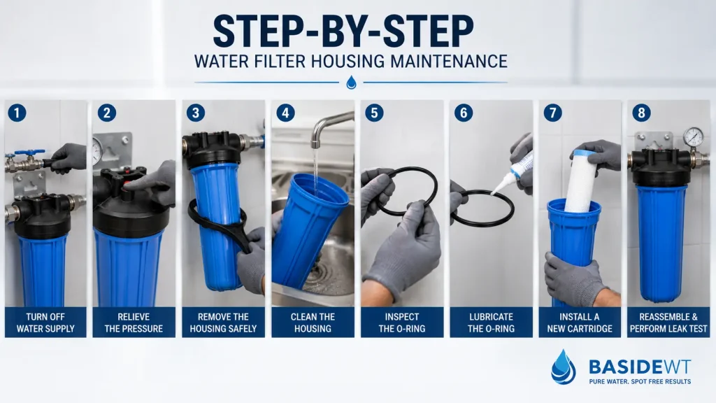 Step-by-Step Water Filter Housing Maintenance