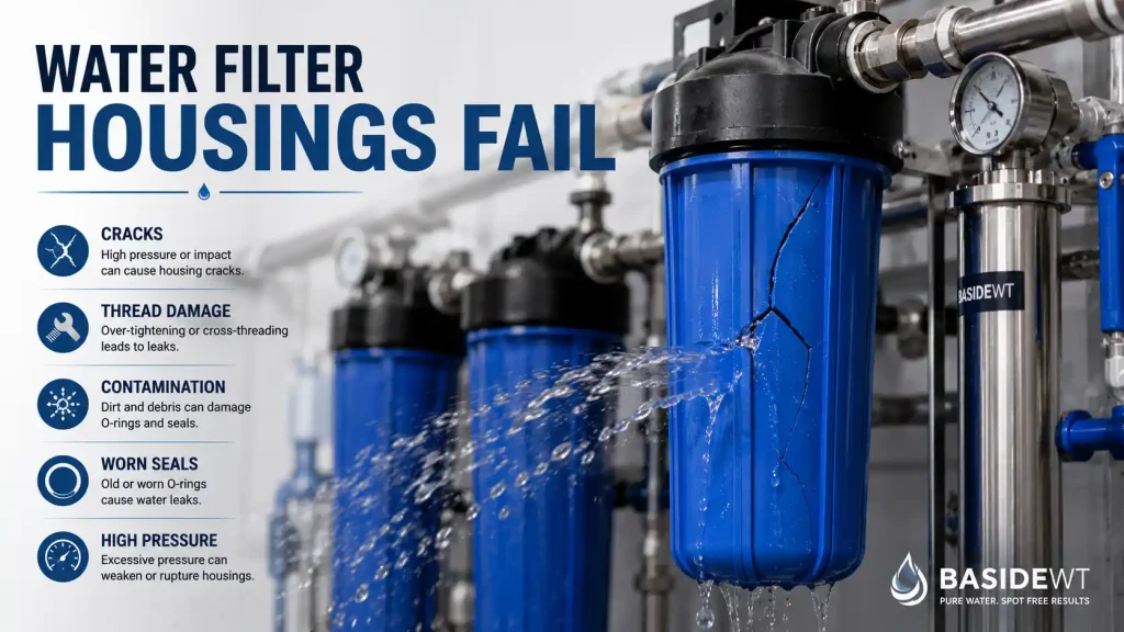 Water Filter Housings Fail