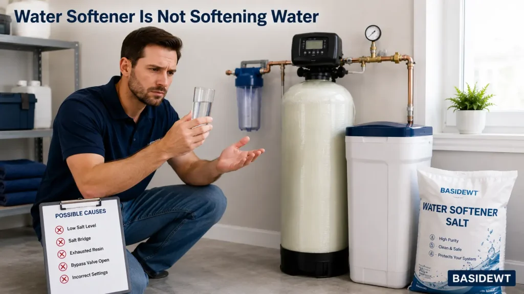 Water Softener Is Not Softening Water