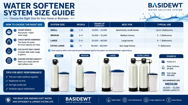 Water Softener System Size Guide