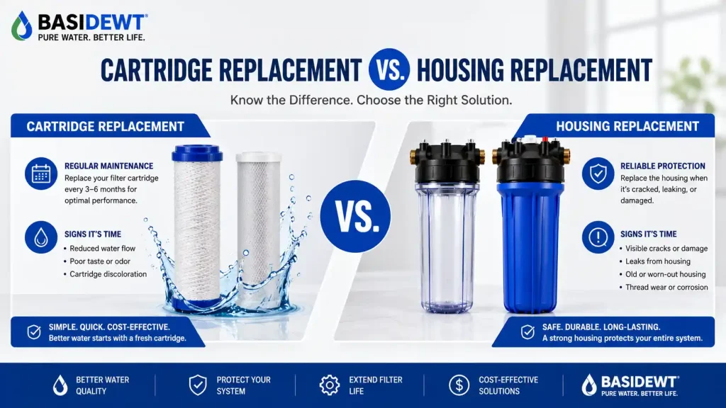 Cartridge Replacement vs. Housing Replacement