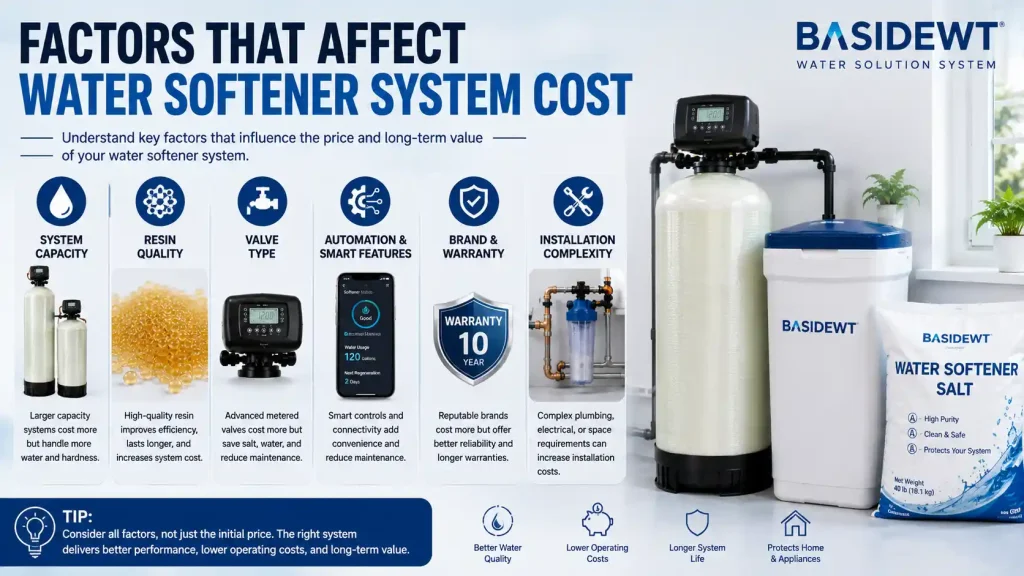 Factors That Affect Water Softener System Cost