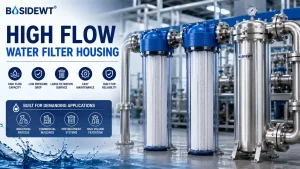 High Flow Water Filter Housing
