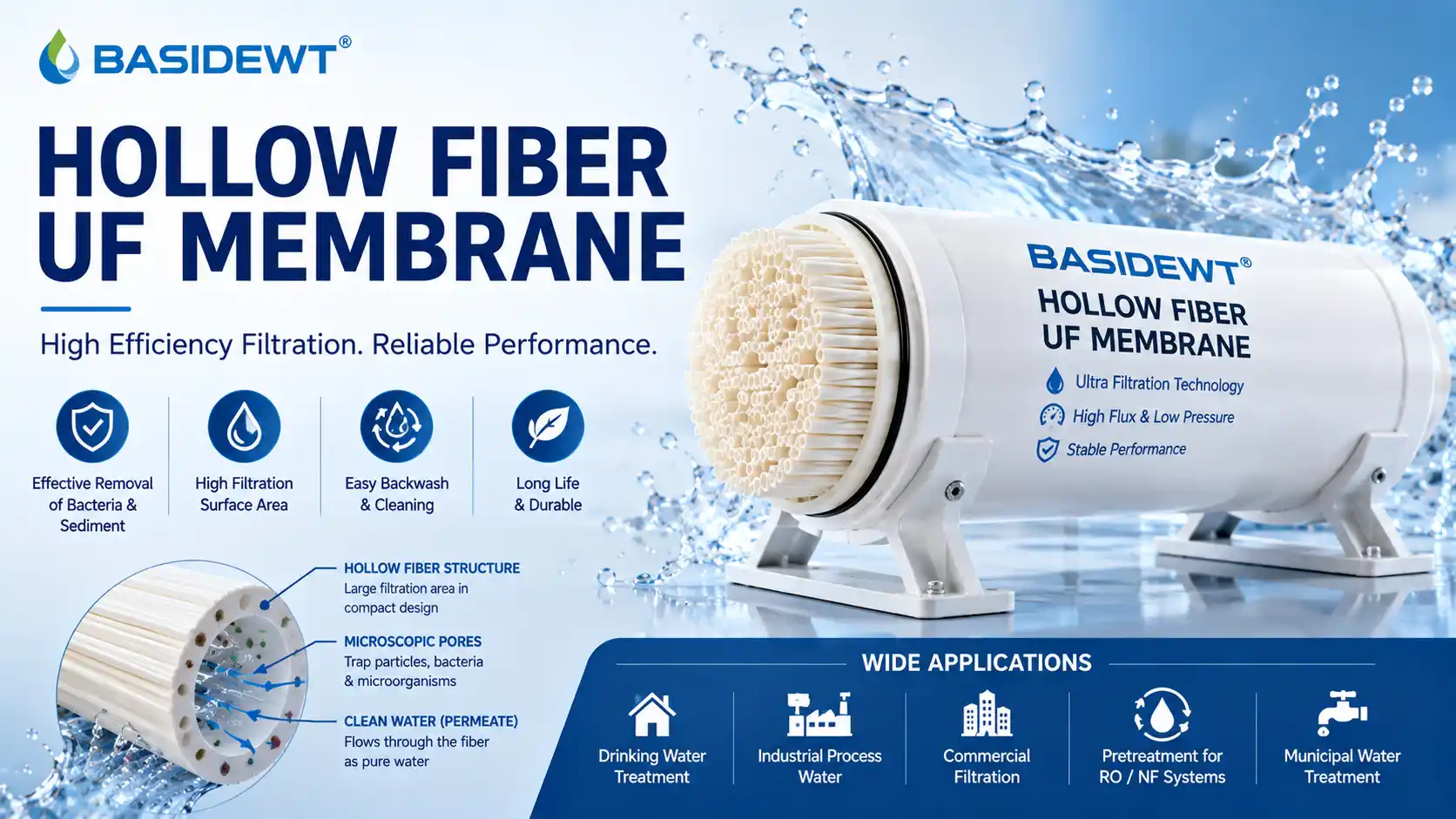 Hollow Fiber UF Membrane: Working, Benefits & Applications