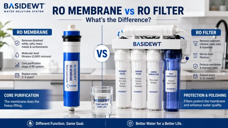 RO Membrane vs RO Filter