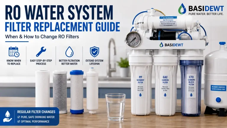RO Water System Filter Replacement