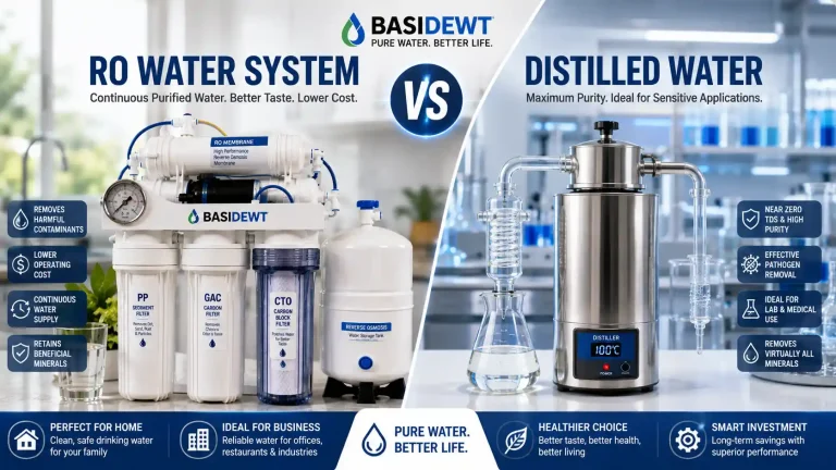 RO Water System vs Distilled Water