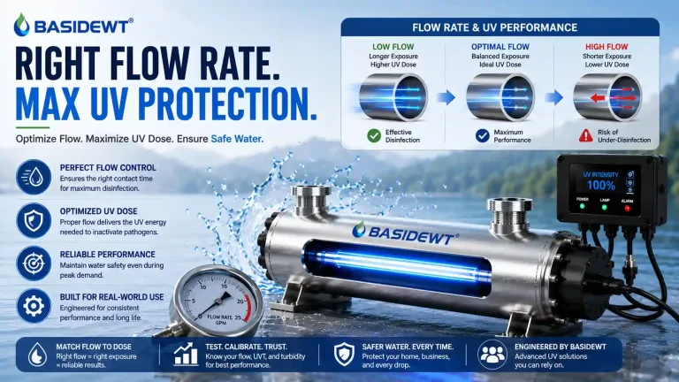 UV Water Sterilizer Flow Rate