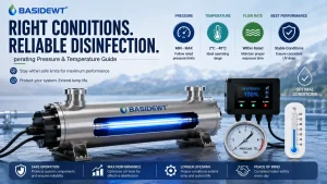 UV Water Sterilizer Operating Conditions