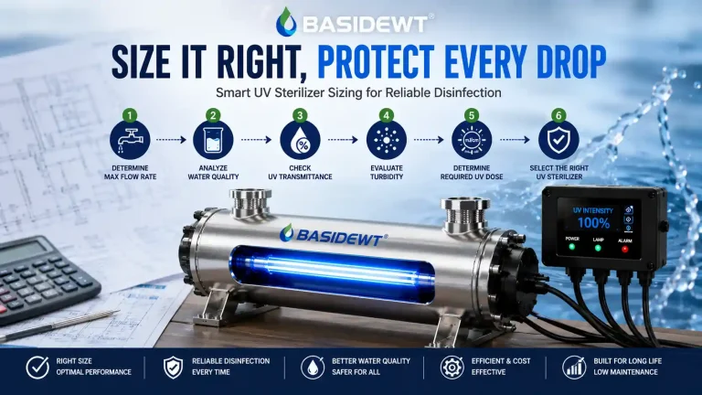 UV Water Sterilizer Sizing