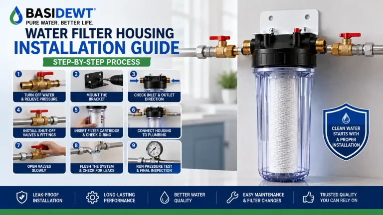 Water Filter Housing Installation