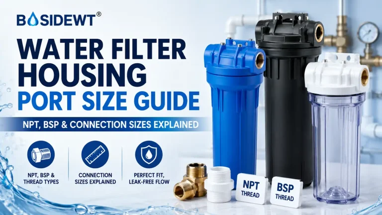 Water Filter Housing Port Size