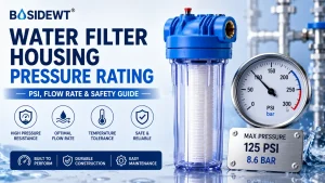 Water Filter Housing Pressure Rating