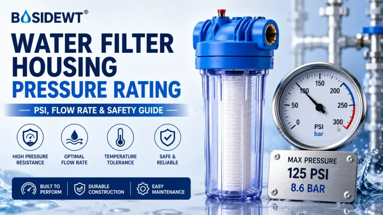 Water Filter Housing Pressure Rating