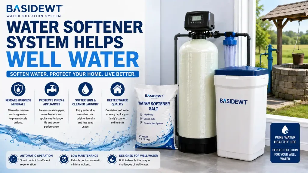 Water Softener System Helps Well Water