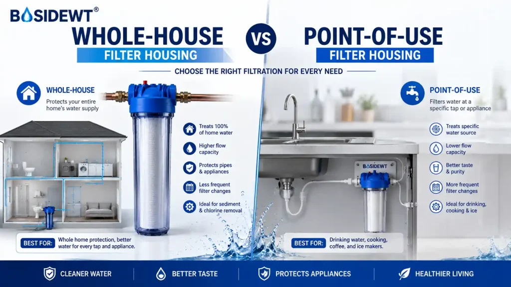 Whole-House vs Point-of-Use Filter Housing