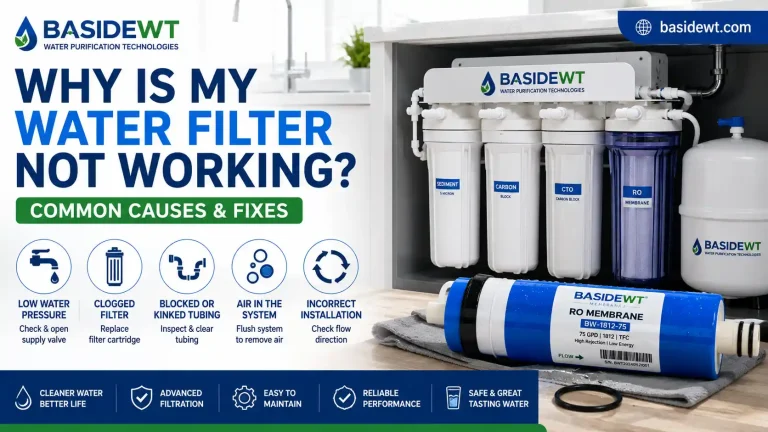 water filter not working