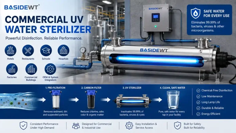 Commercial UV Water Sterilizer