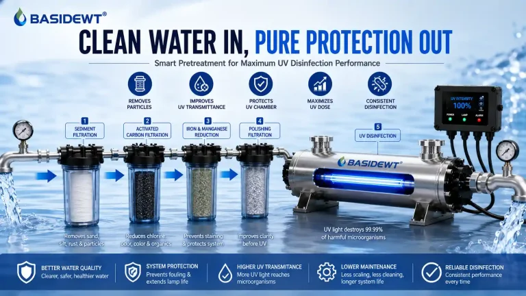 UV Water Sterilizer Pretreatment