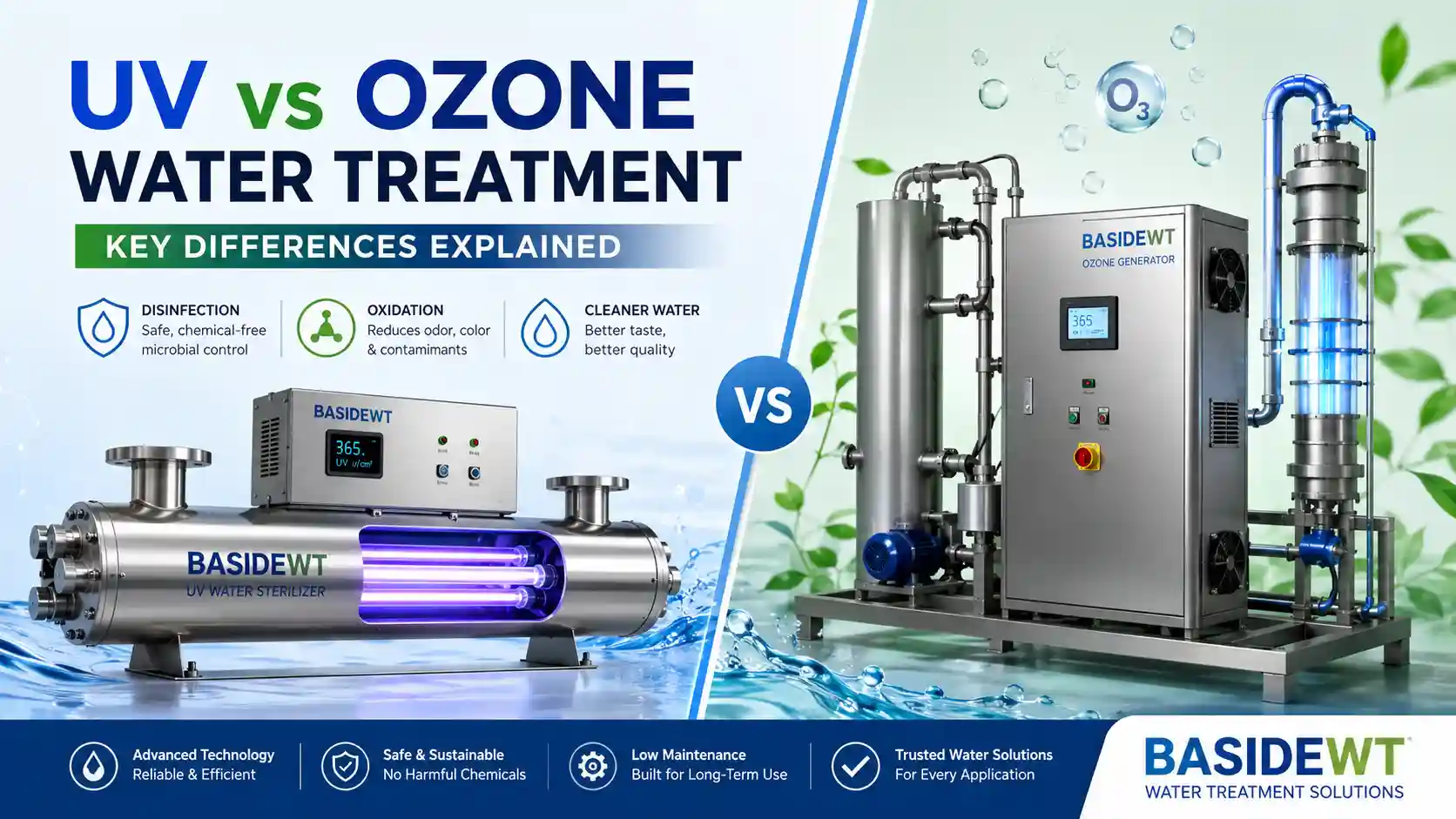 UV vs Ozone Water Treatment: Key Differences Explained